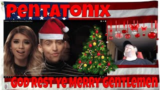 Pentatonix  God Rest Ye Merry Gentlemen Official Video  REACTION  WOW  they are sooooo PTX P [upl. by Norvall]