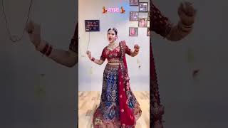 घाघरा ghaghra bollywood ghaghra dance lehenga makeup wedding shivanikumariofficial shivani [upl. by Dlorad188]