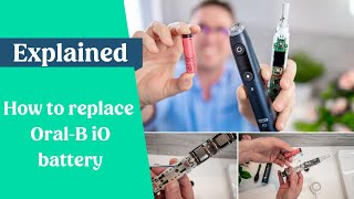 How to replace an OralB iO battery [upl. by Ayram]