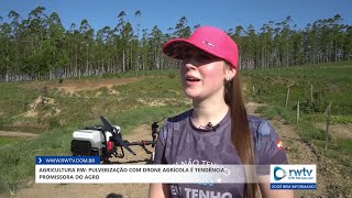 AGRICULTURA RW  Pulverização com drone agrícola é tendência promissora [upl. by Juno]