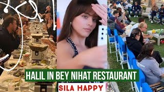 Halil Ibrahim Ceyhan in Nihat Restaurant Sila Turkoglu Happy [upl. by Arbma210]