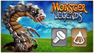 Monster Legends  Gravoid Training Skills Golden Edition [upl. by Janiuszck]