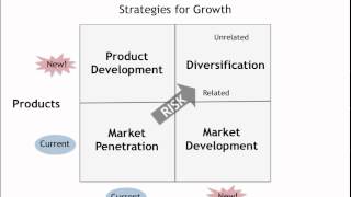 The Ansoff Matrix [upl. by Bank]