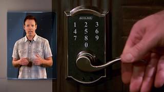 How To Install Your Schlage Touch™ Keyless Lever [upl. by Ahsia]