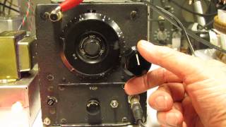 WWII BC454B Receiver Tuning the 3  6 MHz Band [upl. by Akselav]