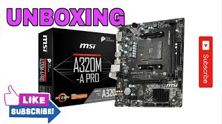 MSI A320MA PRO UNBOXING fyp viral rmjpisonet remix trending motherboard msi philippines [upl. by Ahsikyw]