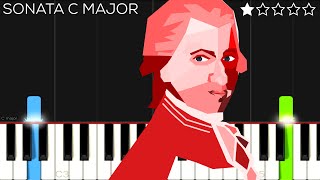 Mozart  Sonata No 16 in C Major K545 1st Movement  EASY Piano Tutorial [upl. by Ximenez111]