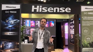 PAVS 2024 stand Hisense TV Mini LED et nouvelle gamme de projecteurs laser [upl. by Furtek]