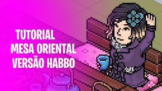 Tutorial Mesa Oriental  Construção Simples  Habbo versão 🍵⛩️ [upl. by Frank]