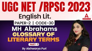 UGC NET English literature  English Literature By Aishwarya Puri  Glossary of Literary Terms 3 [upl. by Ycats219]