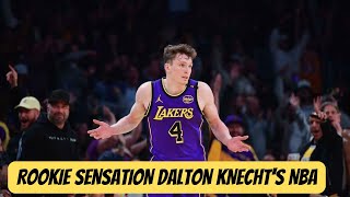 Rookie Sensation Dalton Knechts NBA Breakout NBA Lakers Rookie Basketball daltonknecht sports [upl. by Chet]