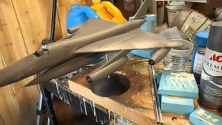 148 REVELL MONOGRAM B58 HUSTLER BUILD [upl. by Aliekahs]