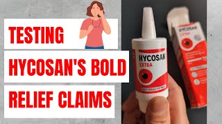 Testing Hycosans Bold Relief Claims [upl. by Benisch420]