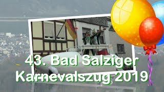 Bad Salziger Karnevalszug 2019 [upl. by Notlehs]