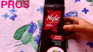 Nyle Naturals Volume Enhance Shampoo  PARABEN FREE SHAMPOO REVIEW [upl. by Asserat884]