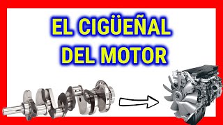 Funcionamiento del CIGÜEÑAL y sus Partes  Eje Cigüeñal del Motor [upl. by Nehte]