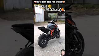 🥵 Top 3 best bike for collage students 🚀viralvideo viralreels viralshort trendingshorts [upl. by Lenno]