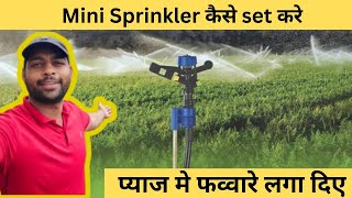 Mini Sprinkler कैसे Set करे  How To Setup Mini Sprinkler [upl. by Ardnasela]