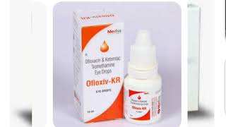 Ofloxacin and Ketrolac tromethamine eye drop  Optometry solution [upl. by Lonne]