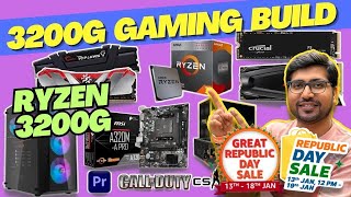 AMD RYZEN 3 3200G PC BUILD🔥GAMING PC BUILD UNDER 20000🔥RYZEN 3 3200G PC BUILD UNDER 20K🔥20K PC BUILD [upl. by Cychosz]