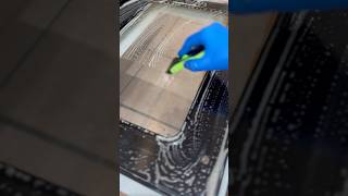 ASMR OVEN DOOR CLEAN 🫧✨ asmrcleaning ovencleaning sudsyasmr satisfyingcleaning [upl. by Enaht]