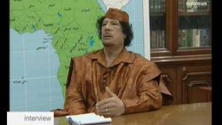 interview  Gaddafi quotVom G8Gipfel erwarte ich nicht vielquot [upl. by Nangatrad]