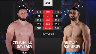 Зелимхан Давтаев vs Диловар Ашуров  Zelimkhan Davtaev vs Dilovar Ashurov  ACA YE 41 [upl. by Gahl]