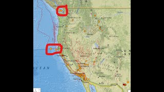 Northern California Earthquake activity 40 EQ Vancouver Island Region Thursday 9262024 [upl. by Ainotna]