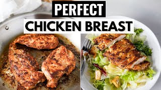 BEST Sautéed Chicken Breast Recipe  How to Cook Chicken Breasts in a Skillet🔥 [upl. by Iaw]