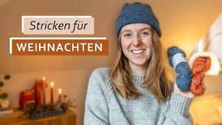 Weihnachtsgeschenke selber stricken mit Tipps  gemütlicher Vlog [upl. by Lynea]