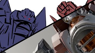 STORYBOARD  Starscream vs Trailbreaker  Transformers Arrival  Episode 2 Behind the scenes [upl. by Ahsiryt]