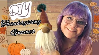 DIY Thanksgiving Gnomes  Easy  No Sew [upl. by Savell]