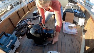 Salt amp Tar Ep175 Windlass pt 2 Bolting it Home [upl. by Attoynek]