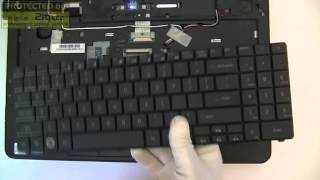 How to replace or remove keyboard on Acer Emachines E525 keyboard replacement [upl. by Schott]