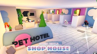 Adopt me Pet Hotel ✨ Shop House Speed build PART 1 Mega Neon Sandwich [upl. by Rosalie]