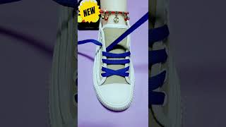 How To Stylish Tie Shoe Laces  Shoelaces Tie Up Styles  Shoes Lacing EP107723 shoelaces shorts [upl. by Cicenia]