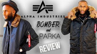 ALPHA INDUSTRIES quotBomber amp Parkaquot REVIEW  COOPSCORNER [upl. by Sivi]