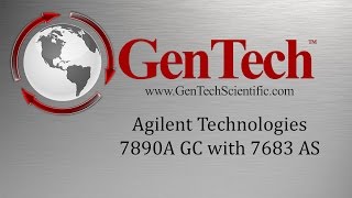 Agilent Technologies 7890A GC with 7683 Auto Sampler  GenTech Scientific [upl. by Greff]