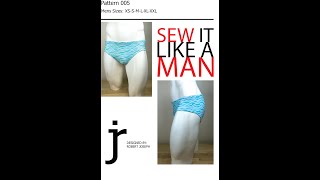 005 SWIM BRIEF Sew It Like A Man [upl. by Eudoca]