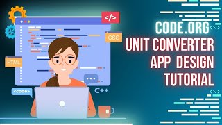 Unit Converter App Design in Codeorg App Lab  App Design that works for secondary students [upl. by Hanleigh655]