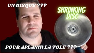 Carrosserie Voiture Ancienne  Comment aplanir la Tole avec un Shrinking disc [upl. by Ynittirb258]