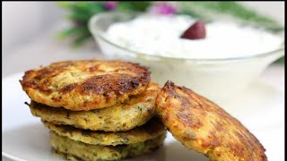 Easy zucchini fritters in the oven  No flour healthy zucchini recipe easy and delicious [upl. by Lantz282]