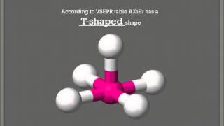 ClF3 vsepr [upl. by Rosenwald933]