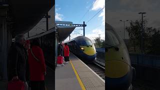 Southeastern Class 395 arrives at Ebbsfleet International 12th November 2024 [upl. by Ahsuas574]