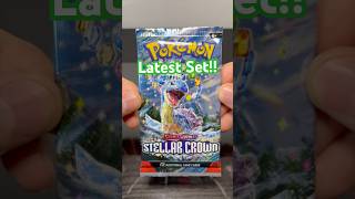 Pokémon Stellar Crown Sleeved Booster Pack Opening 👑 🔥pokemoncards pokemon pokemontcg shorts [upl. by Portugal]