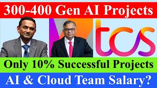 TCS 300400 GenAI PROJECTS🤖💻🌐 High SALARY for AI ML Developers tcs infosys wipro genai ai llm [upl. by Mogerly]