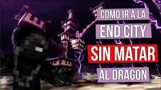 Truco Minecraft  Como ir a la ciudad del End Sin Matar al Dragon  Minecraft 110 [upl. by Roose]