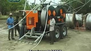 B 15008  SPW 8  400 kV twin bundle stringing in WestBengal India  ZECK [upl. by Doniv769]