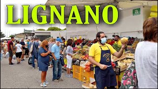 LIGNANO Weekly Market  Lignano Italia [upl. by Moran951]