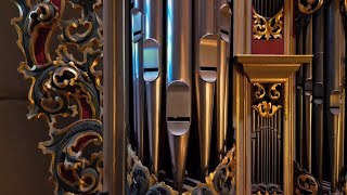 J S Bach  Prelude and fugue in A minor BWV 543  Krzysztof Urbaniak  Hildebrandt organ in Pasłęk [upl. by Anitnahs]